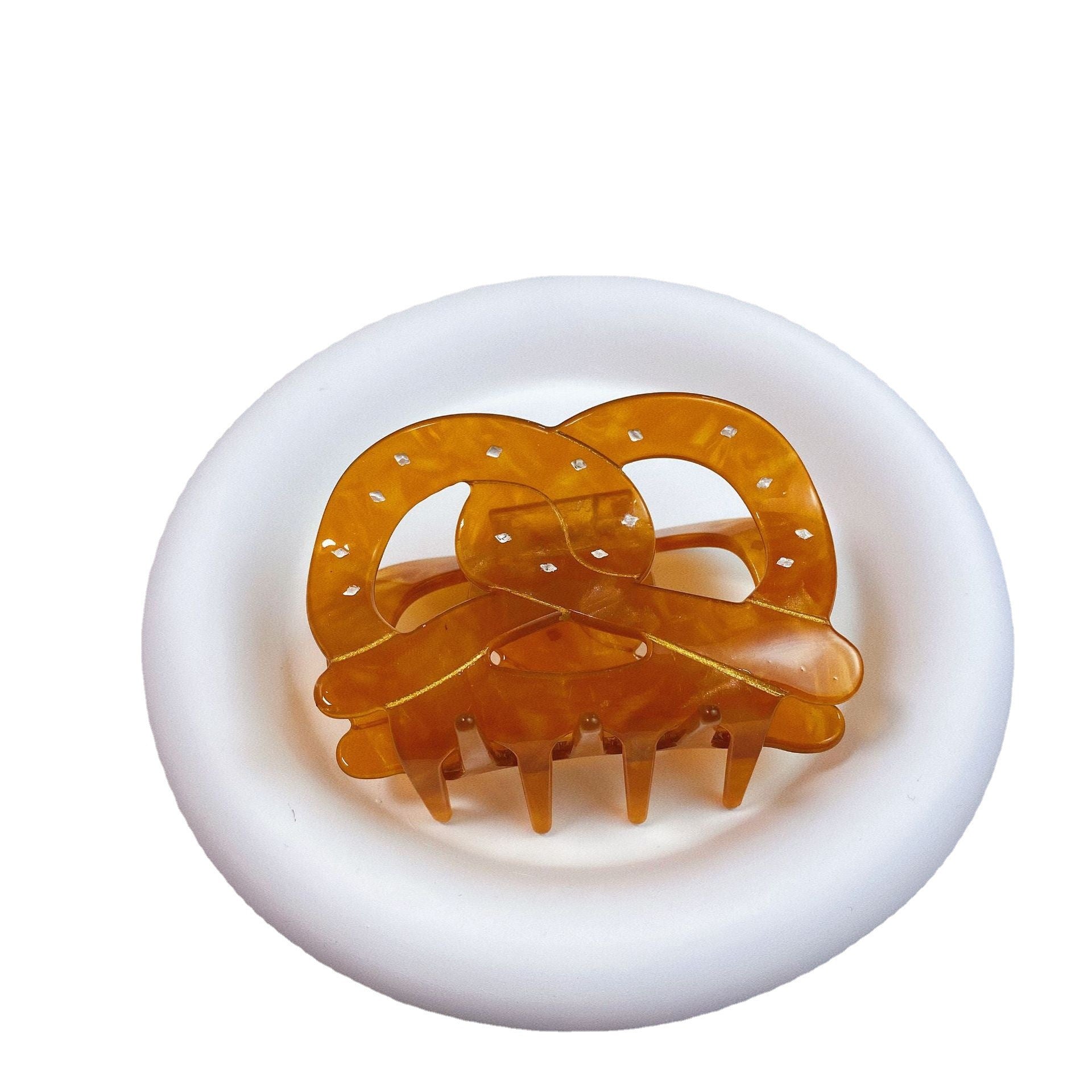 Wholesale Acetic Acid Lye Bagel Hairpin